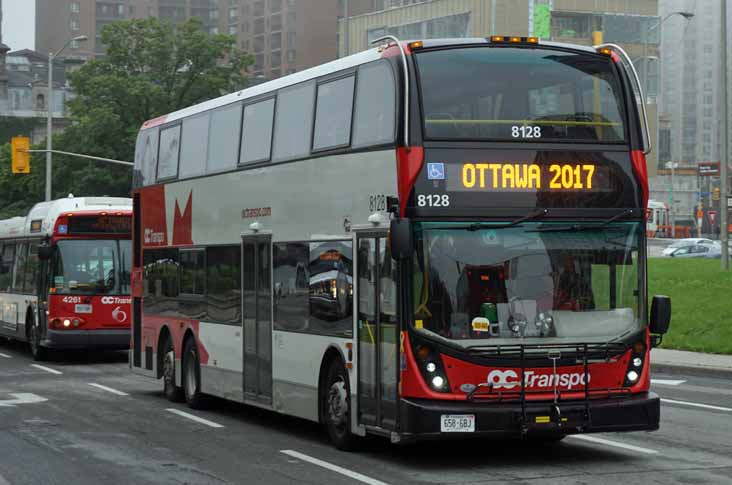 OC Transpo Alexander Dennis Enviro500MMC 8128